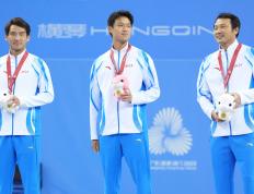 全运会｜网球——男子双打颁奖仪式