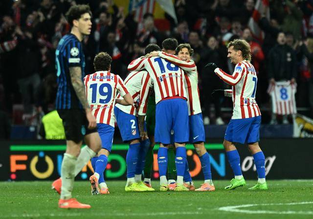 足球|欧冠(guān):馬(mǎ)德(dé)里竞技胜国際(jì)米蘭(lán)